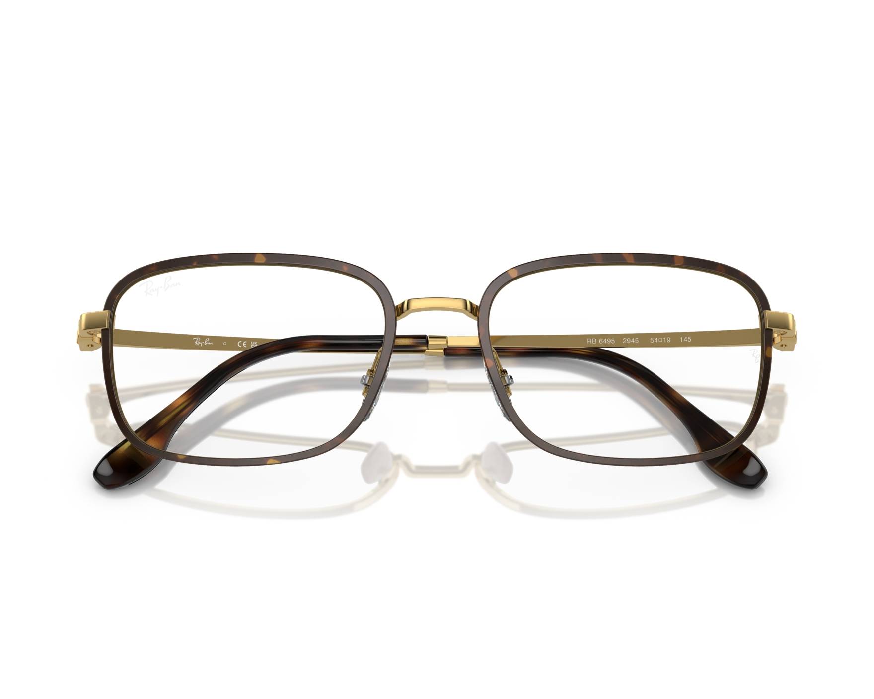 Ray-Ban RX6495 2945 - Havana  Vista de 360 grados 4