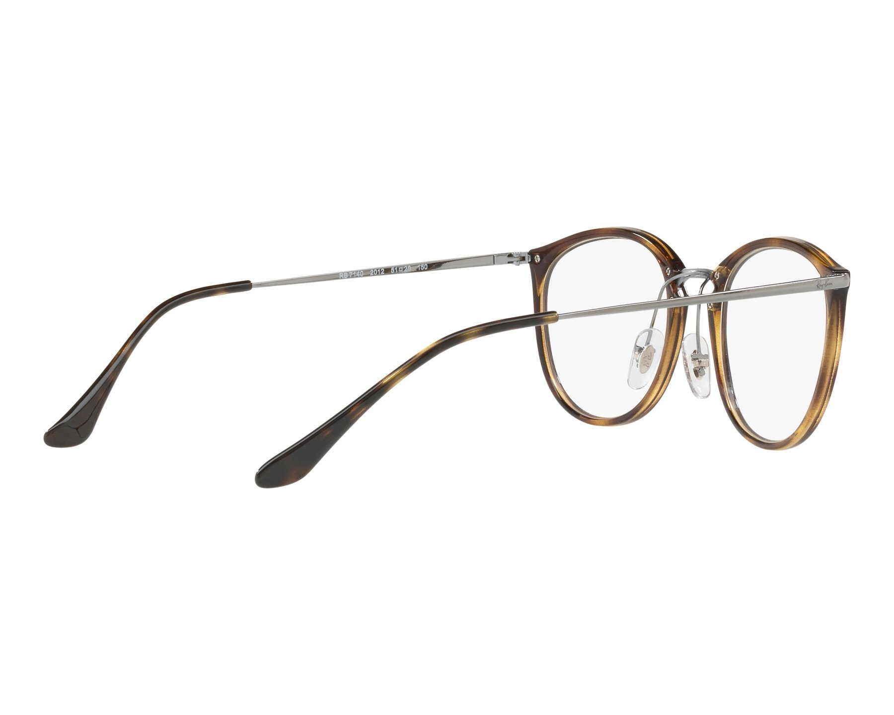 Ray-Ban RX7140 2012 49-20 Havana  Vista de 360 grados 8