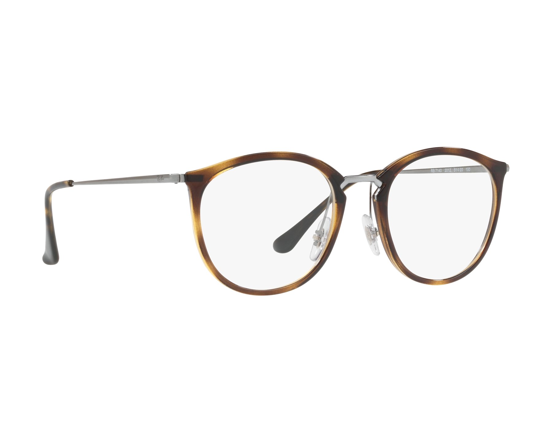 Ray-Ban RX7140 2012 49-20 Havana  Vista de 360 grados 11