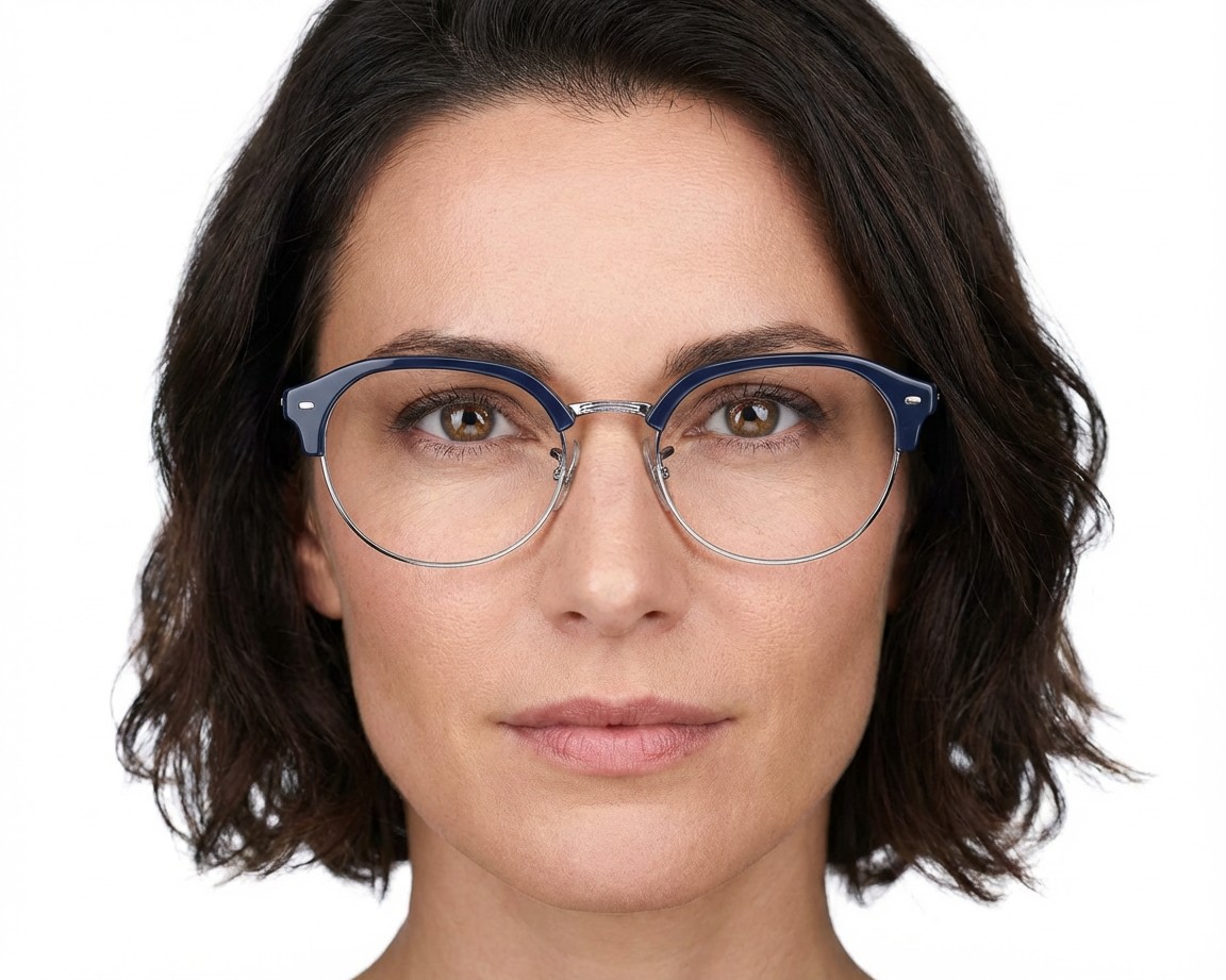 Ray-Ban RX7229 8210 53-20 Azul  Vista de 360 grados 9