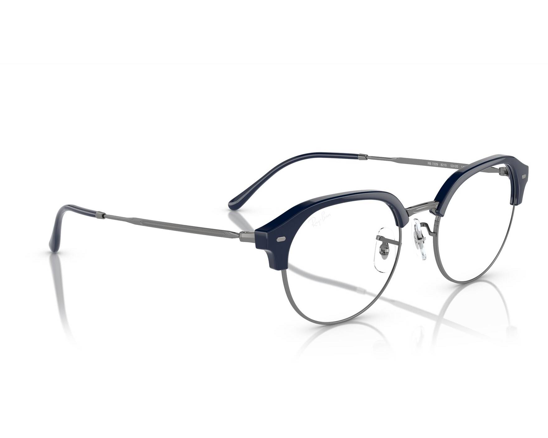 Ray-Ban RX7229 8210 53-20 Azul  Vista de 360 grados 3