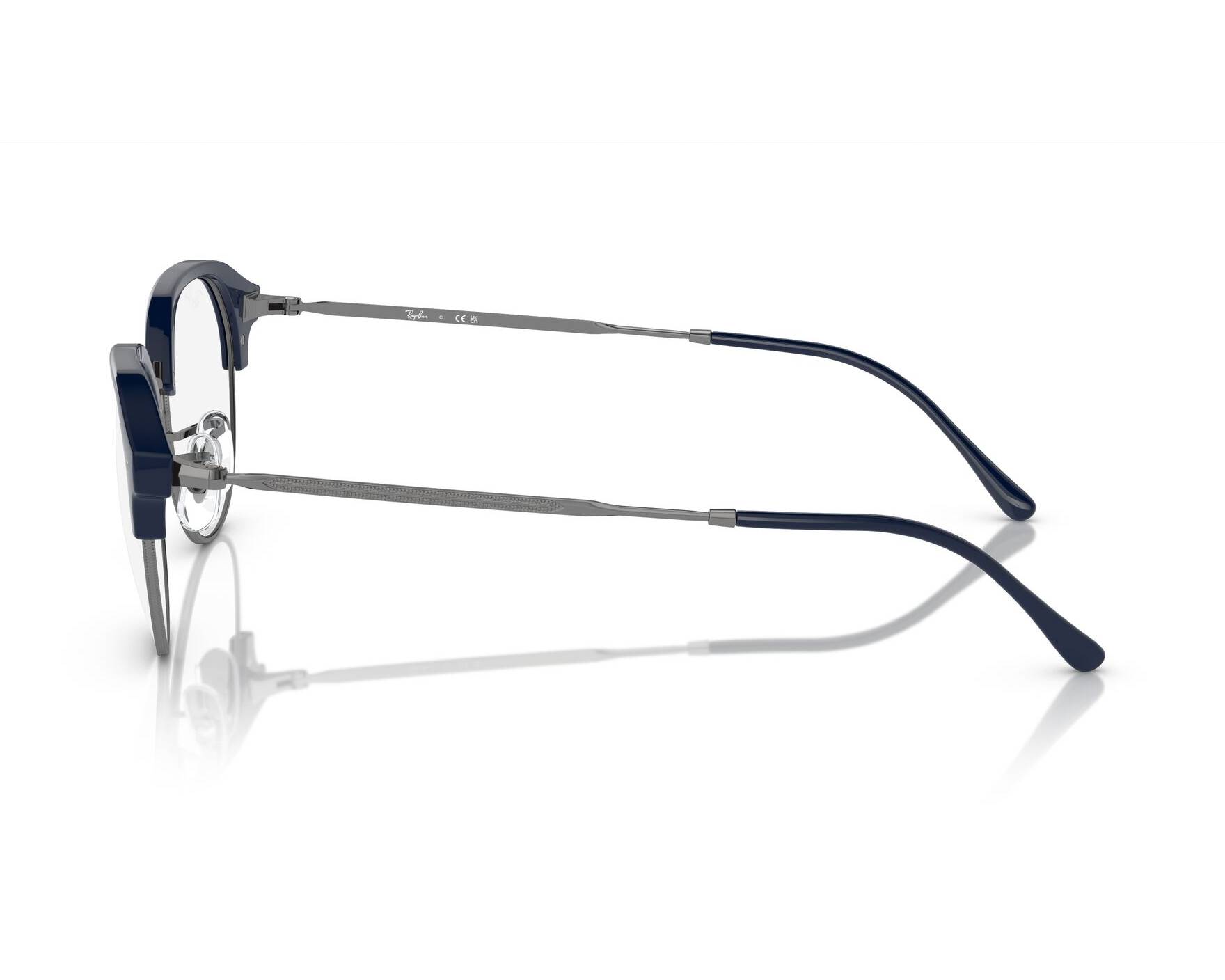 Ray-Ban RX7229 8210 53-20 Azul  Vista de 360 grados 7