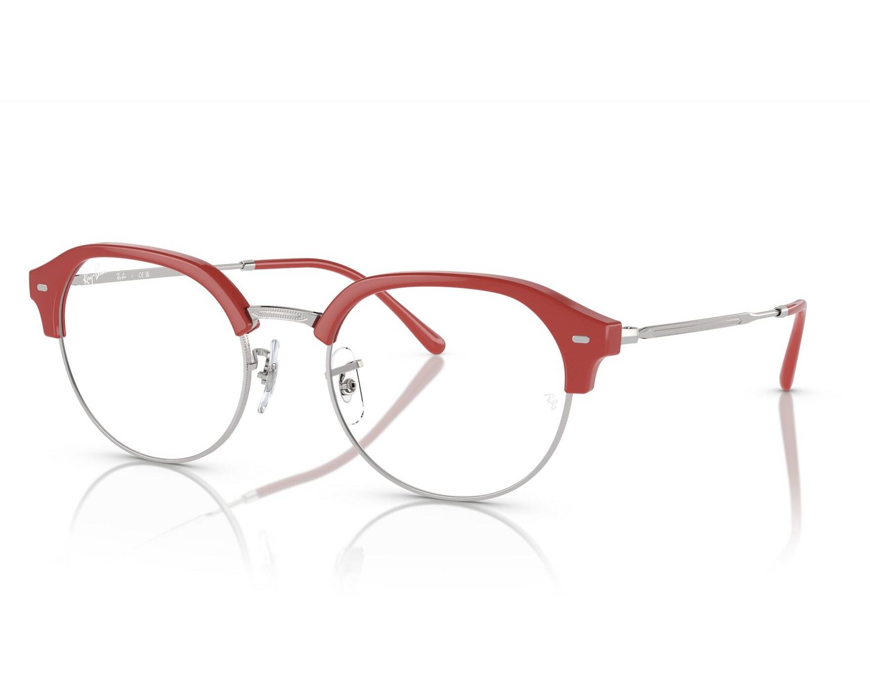 Ray-Ban RX7229 8323 53-20 Rojo  Vista de 360 grados 8
