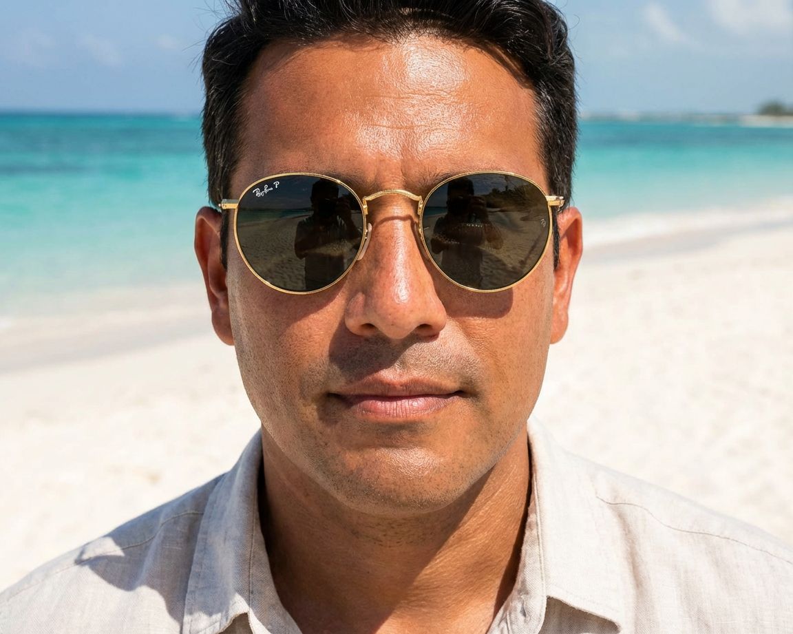 Ray-Ban RB3447 001/58 50-21 Oro  Vista de 360 grados 14