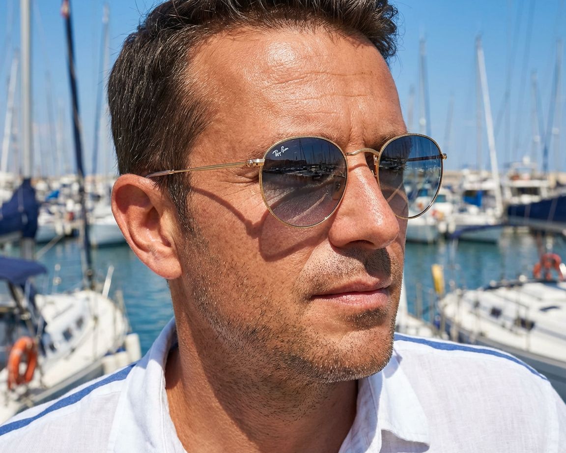 Gafas de Sol Ray-Ban Round Metal RB3447N 001/3F