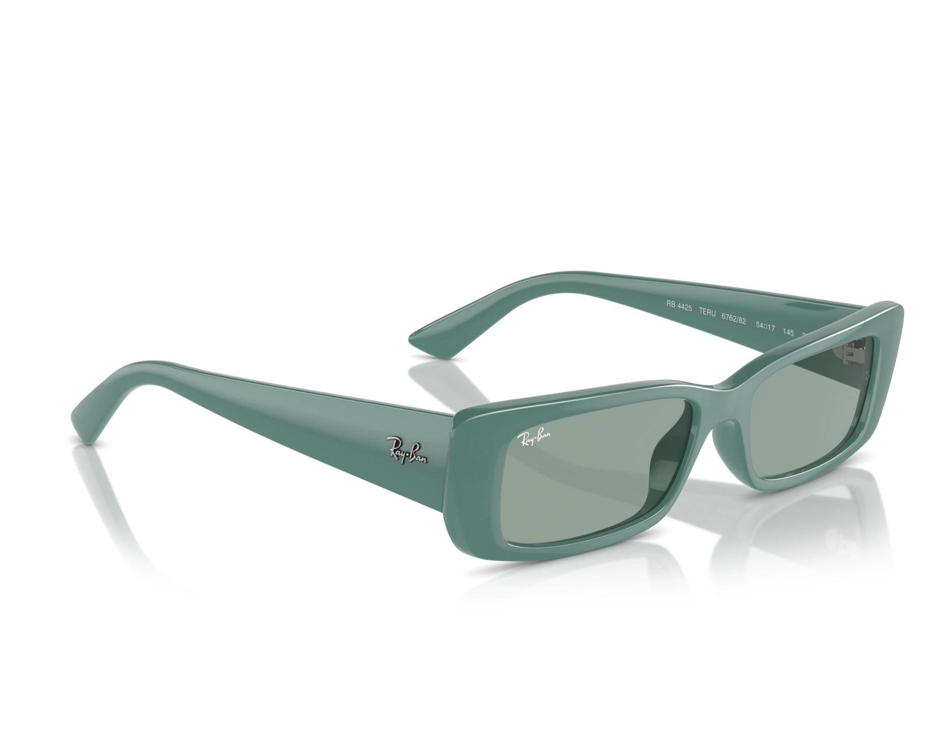 Ray-Ban RB4425 676282 54-17 Verde  Vista de 360 grados 1