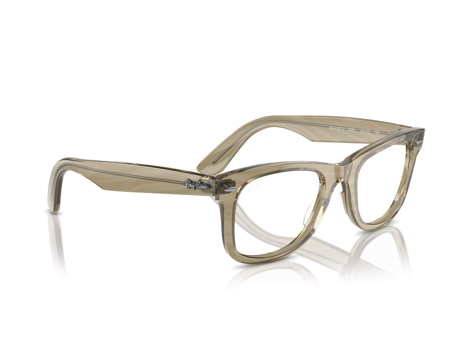Ray-Ban RX4340V 8381 50-22 Gris  Vista de 360 grados 4