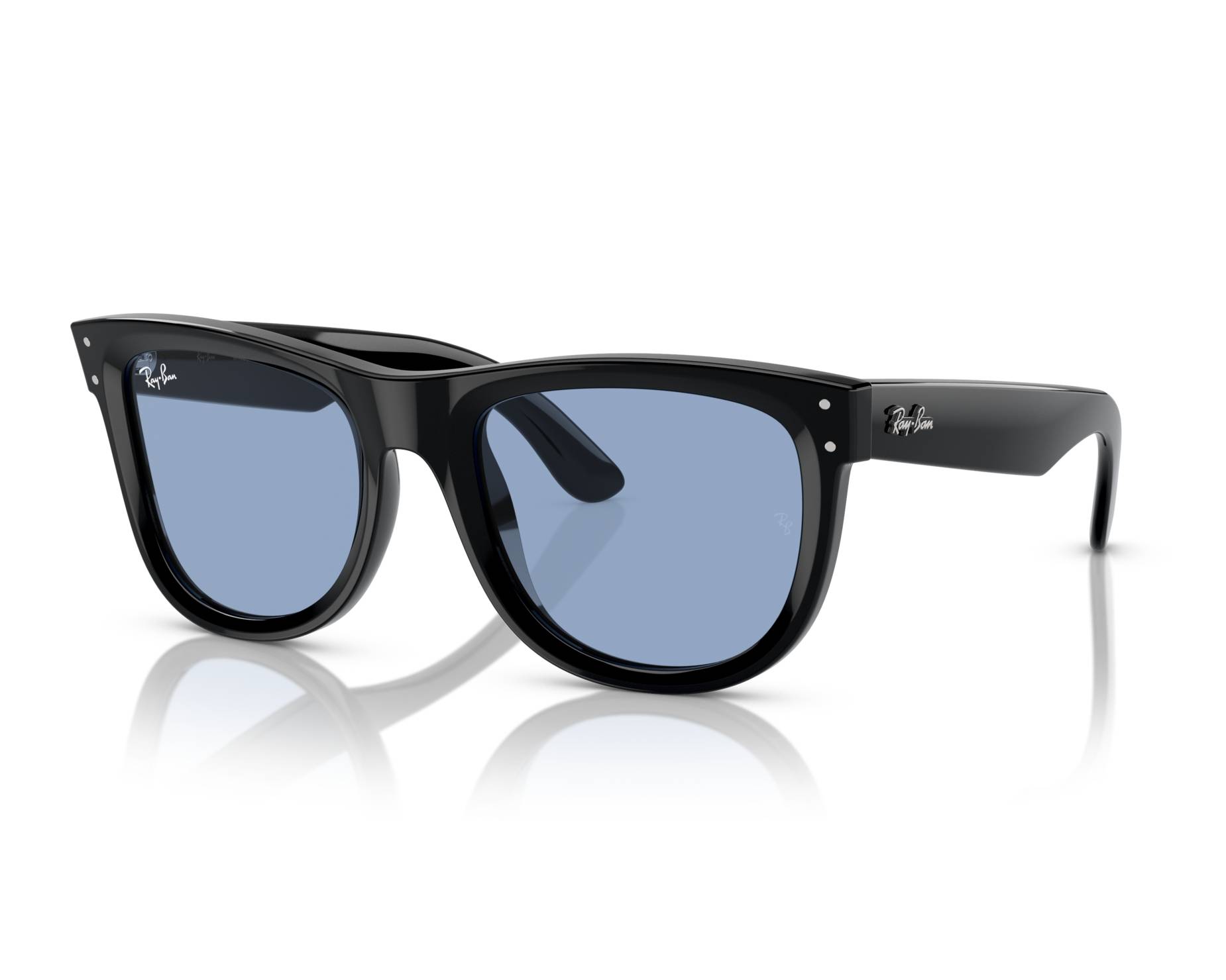 Ray-Ban RBR0502S 667772 53-20 Negra  Vista de 360 grados 6