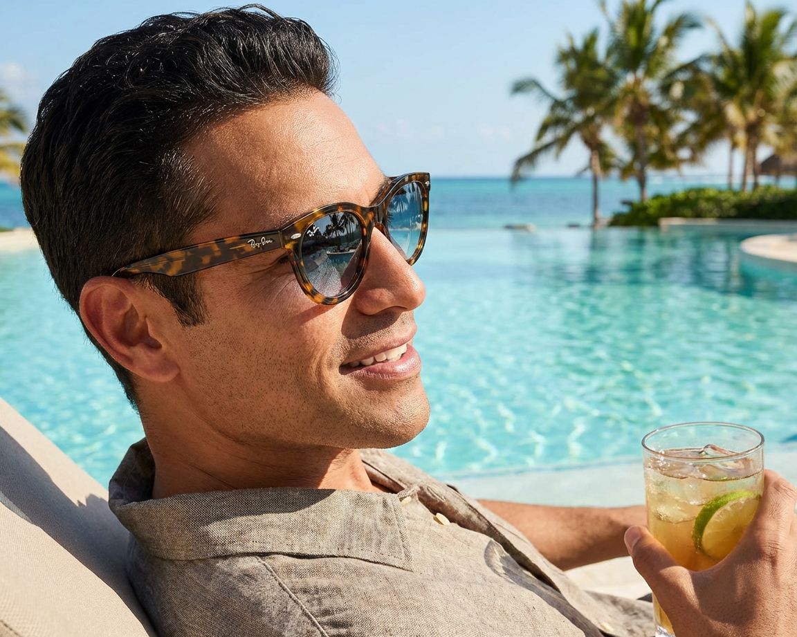 Ray-Ban RB2241 13323F 51-21 Havana  Vista de 360 grados 7