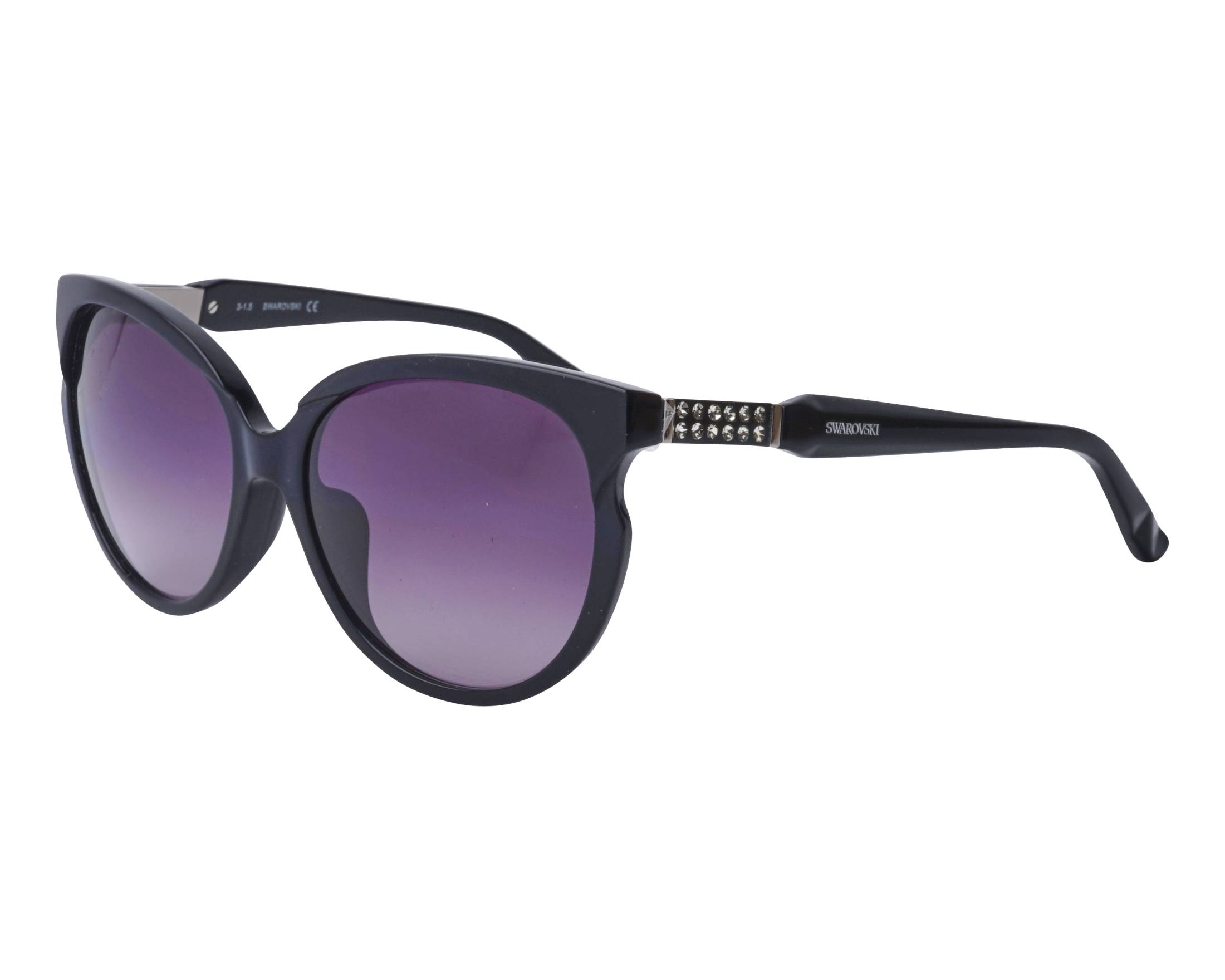 Swarovski SK-0081-F 05B 58-16 Negra Negro vista de perfil