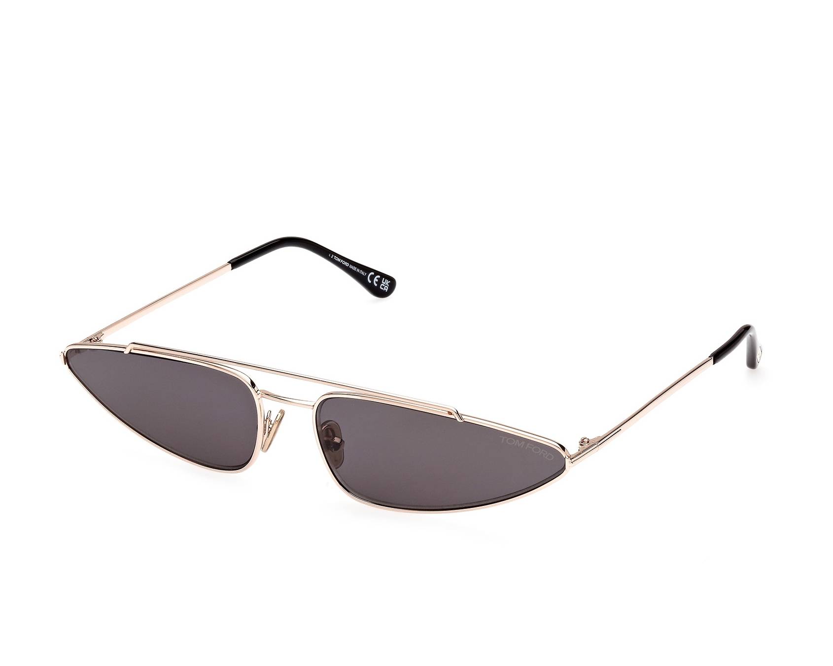 Tom Ford FT0979-S 28A - Rosa Oro Negro vista de perfil