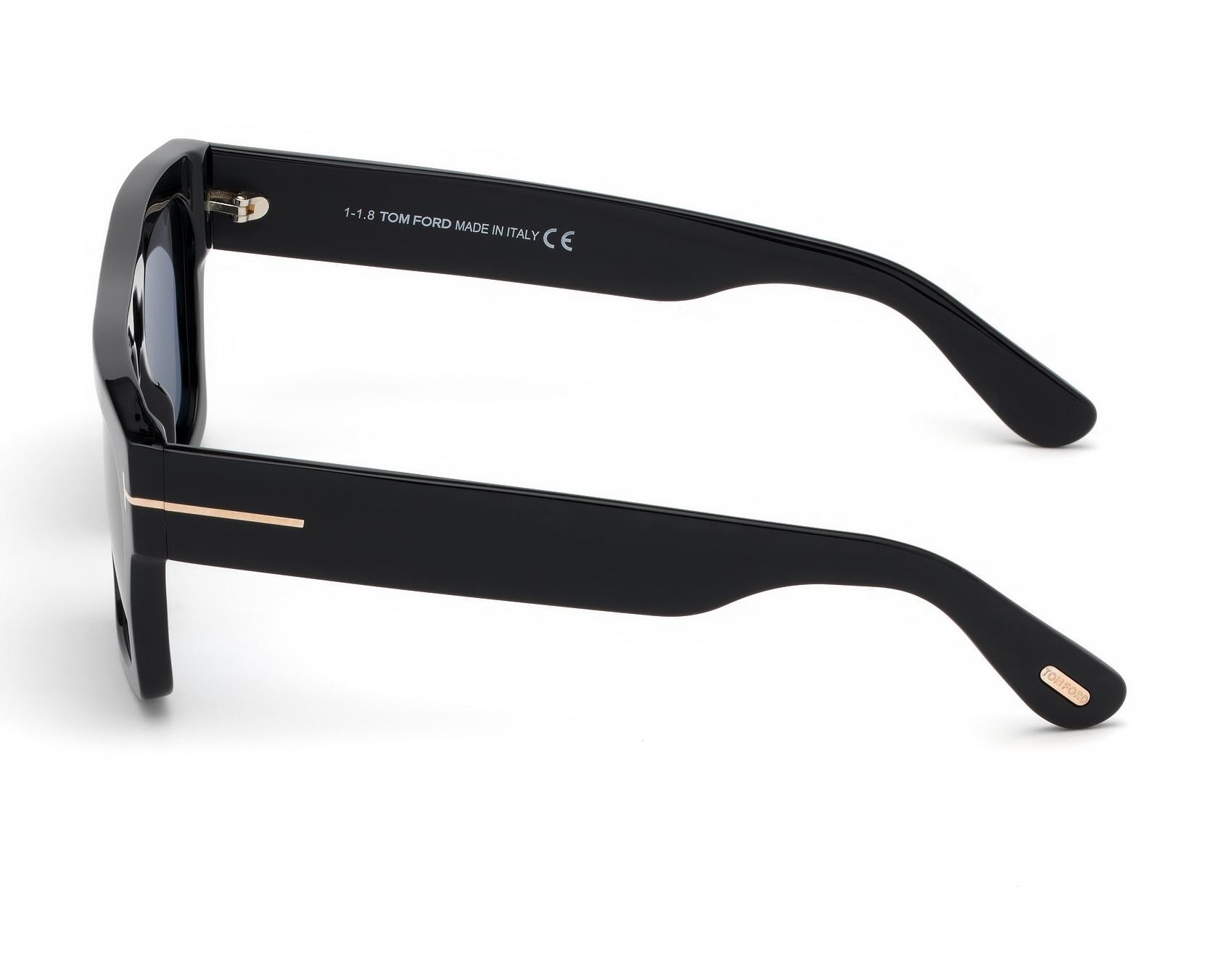 Tom Ford FT-0711-S 01A 53-20 Black Gold vista de frente