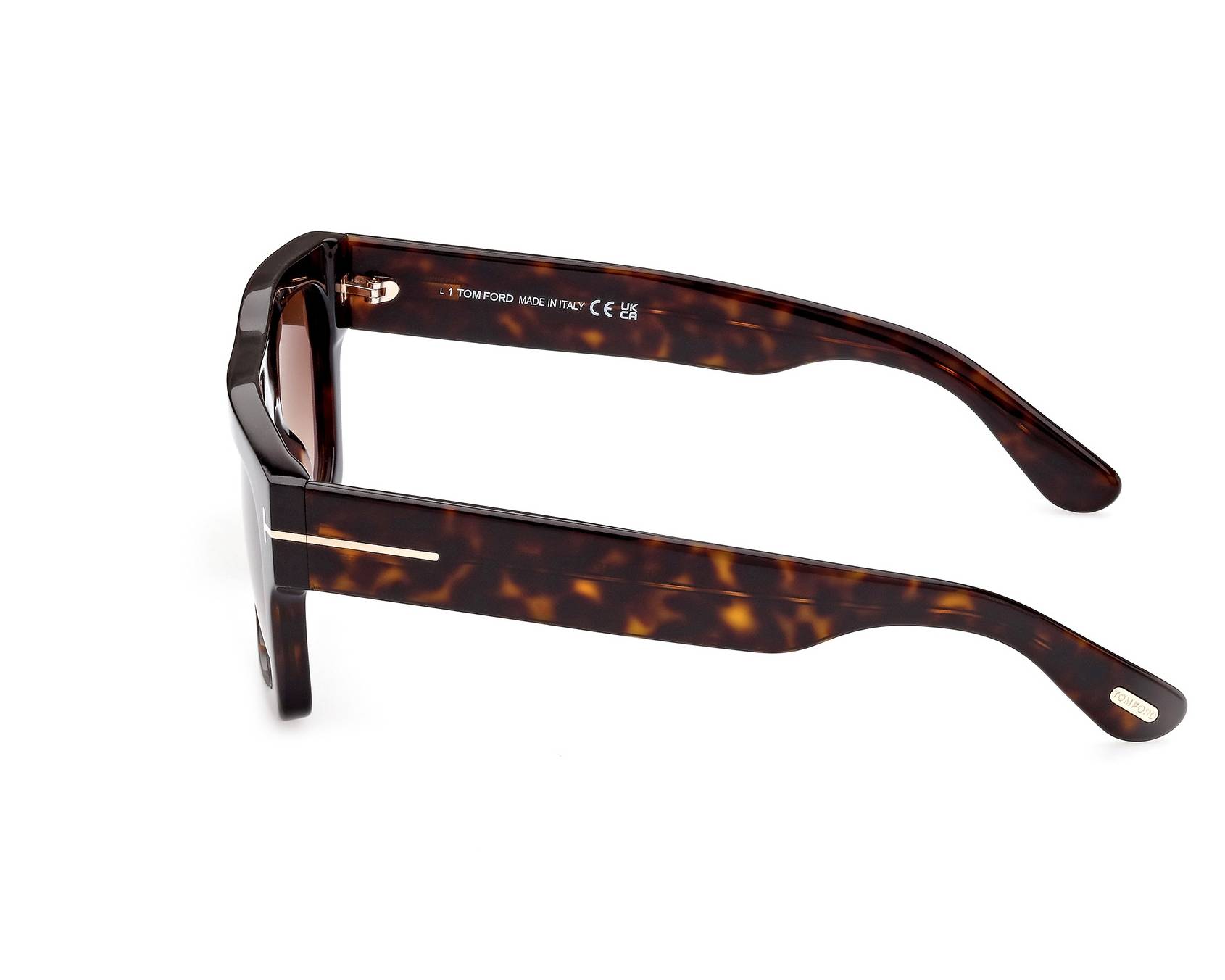 Tom Ford FT0711-S 52F 53-20 Havana Gold vista de frente