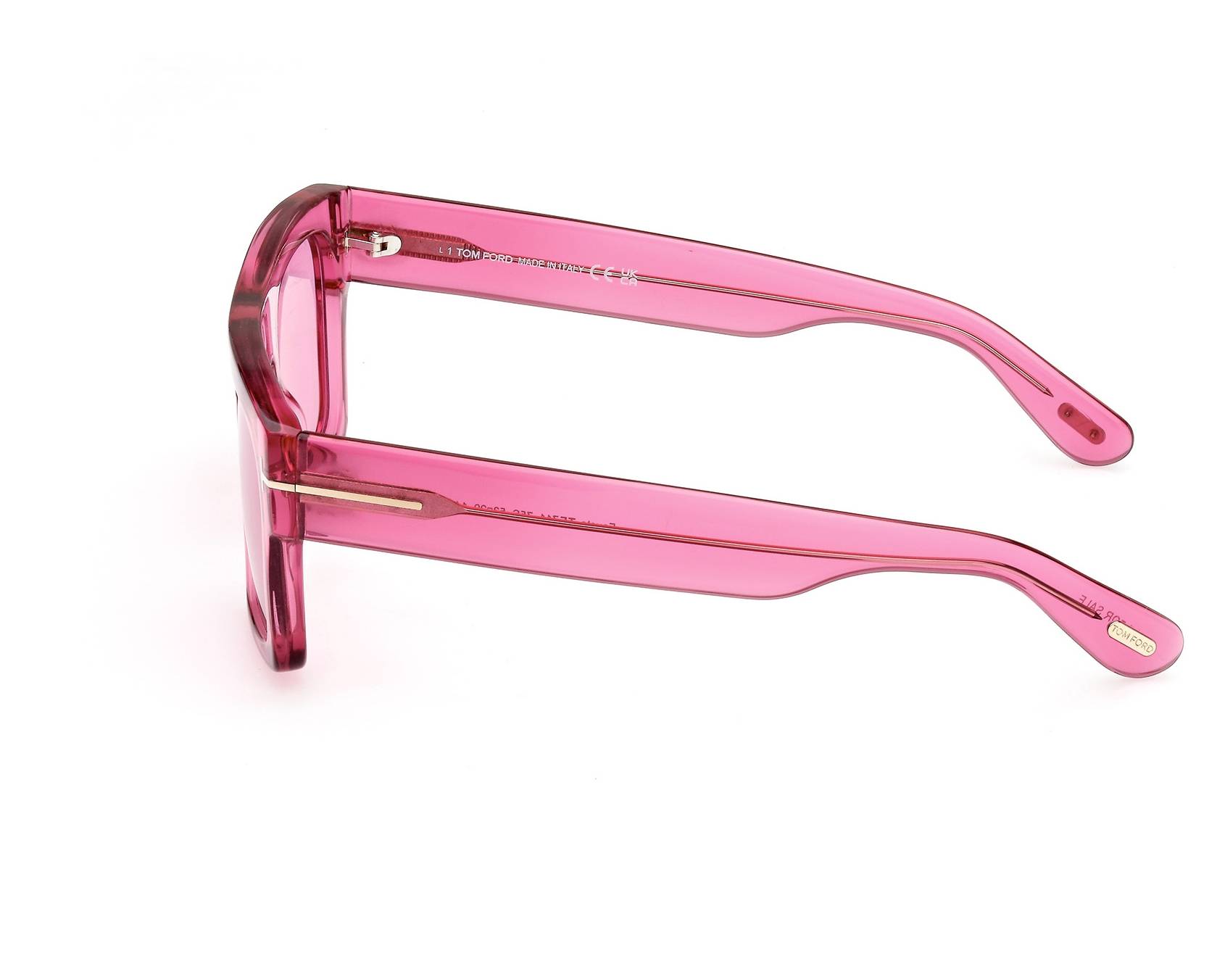 Tom Ford FT0711-S 75S 53-20 Pink Steel vista de frente