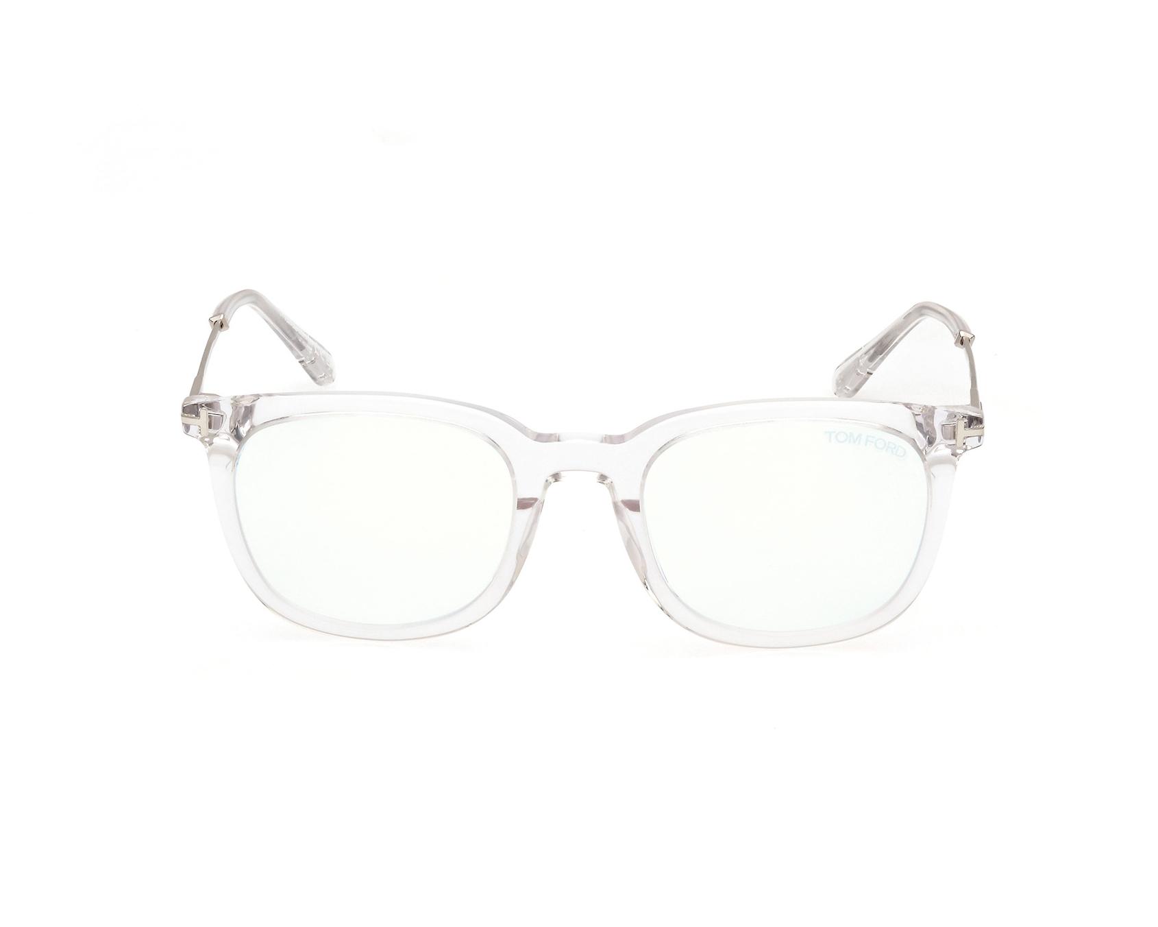 Tom Ford FT-5904-B-V 026 50-21 Clear Silver vista lateral