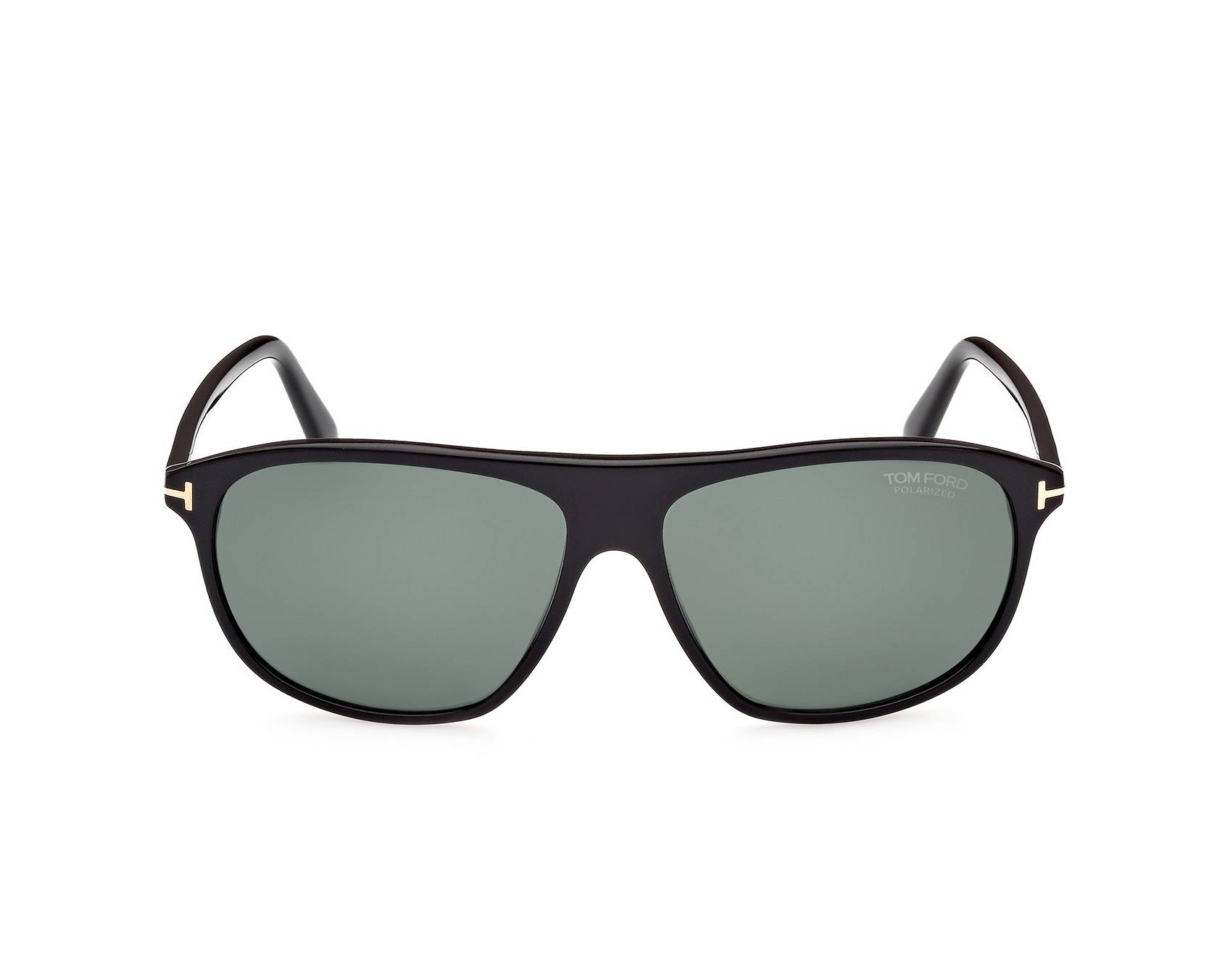 Tom Ford MERT - Gafas De Sol - Shiny Black/green/negro