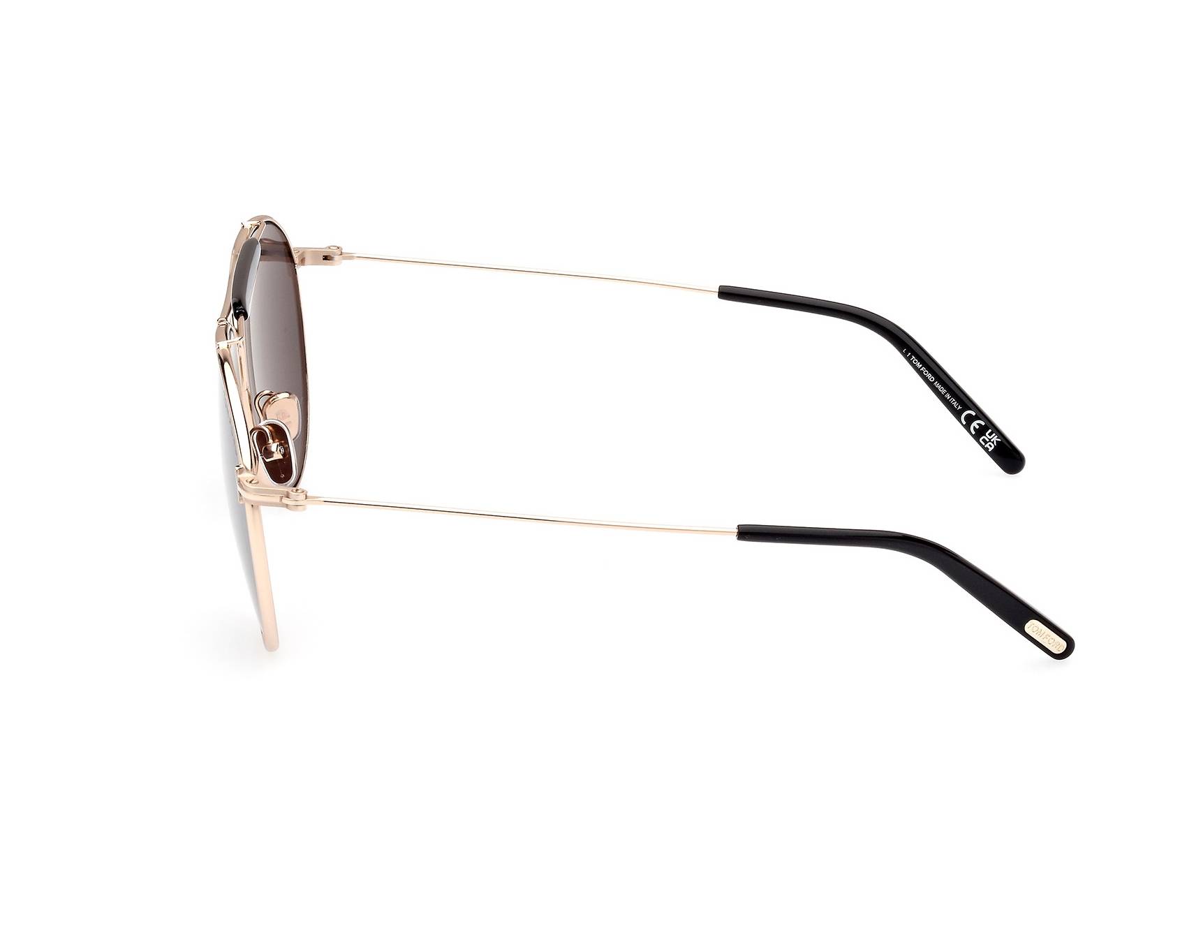 Tom Ford FT0995-S 28A 59-14 Acero Negro vista de frente
