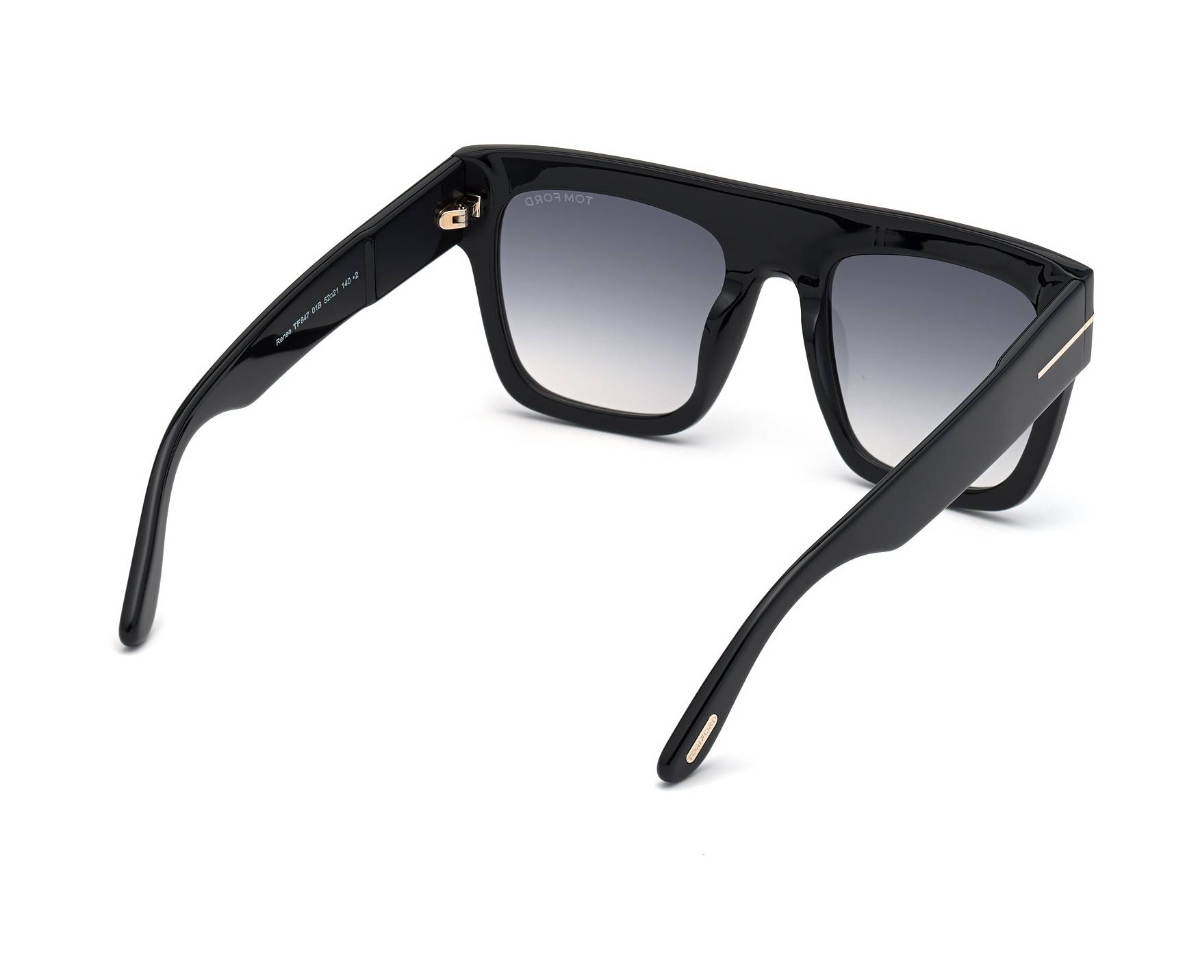Tom Ford TF-847 01B 52-21 Black  Vista de 360 grados 5
