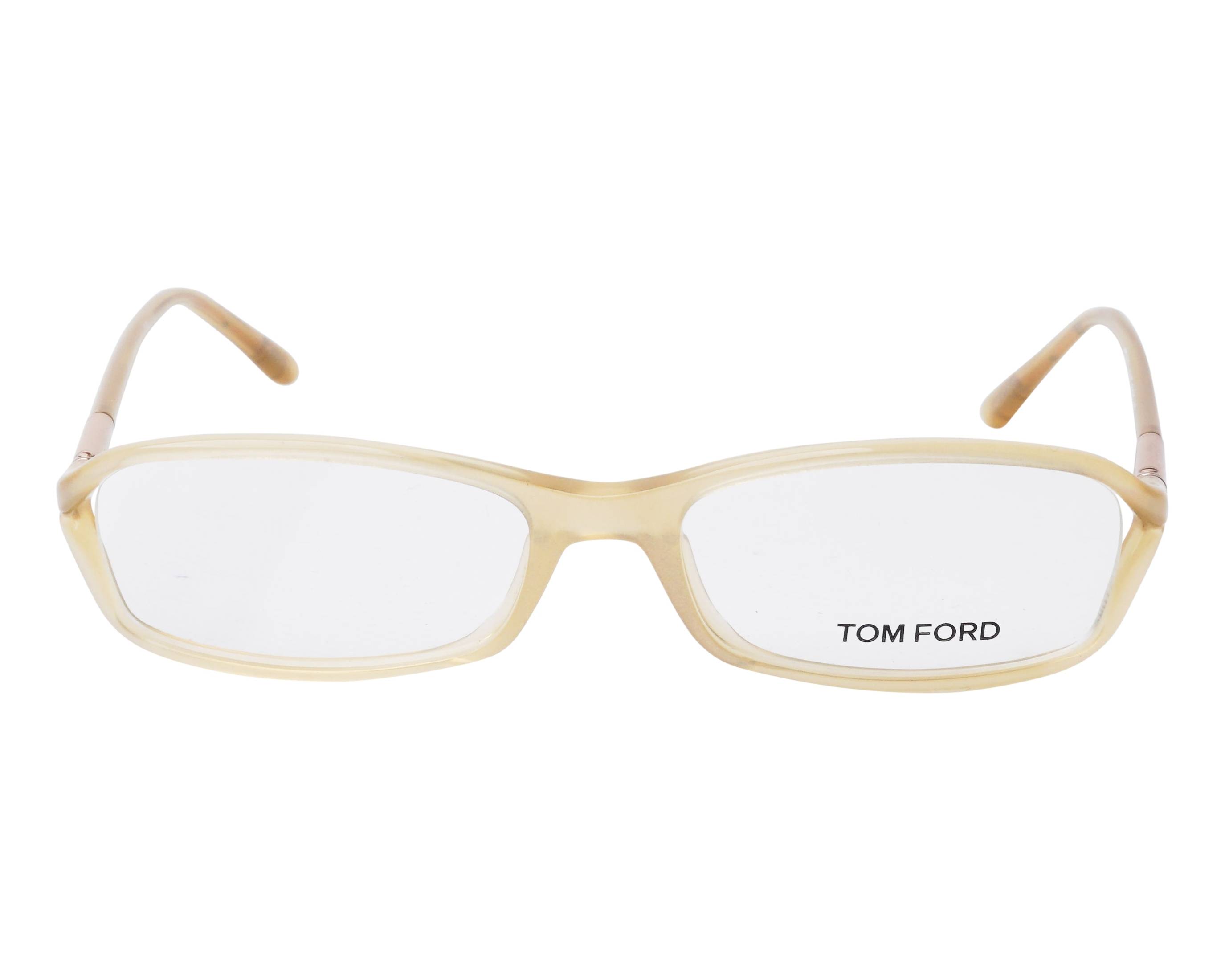 Tom Ford TF-5019 467 52-16 Beige Oro vista de frente