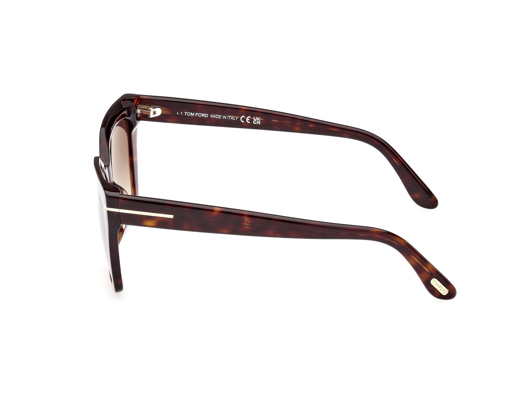 Tom Ford FT-1030-S 52F 53-15 Havana Gold vista de frente
