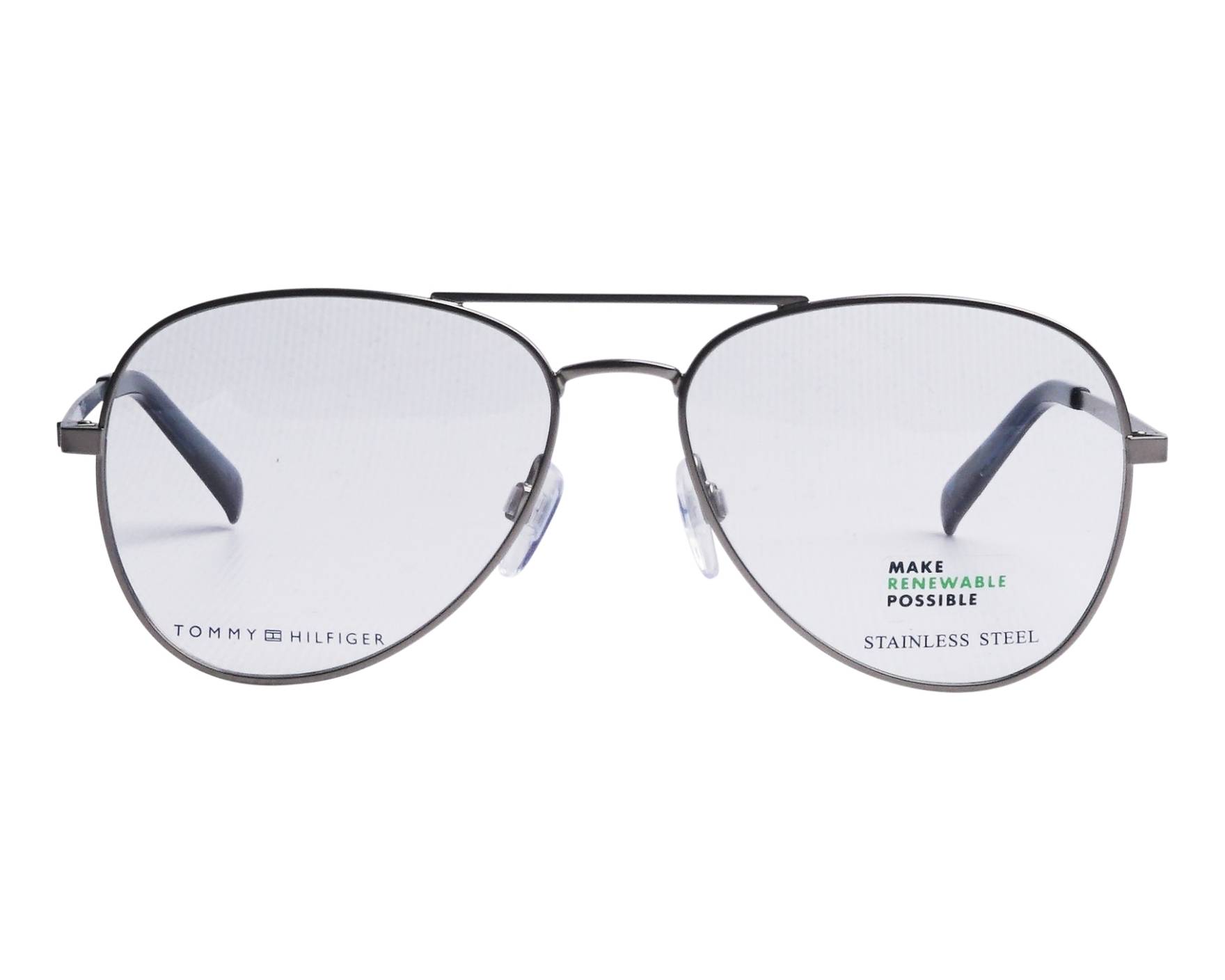 Tommy Hilfiger TH-1755-RE R81 54-15 Plata Azul vista de frente
