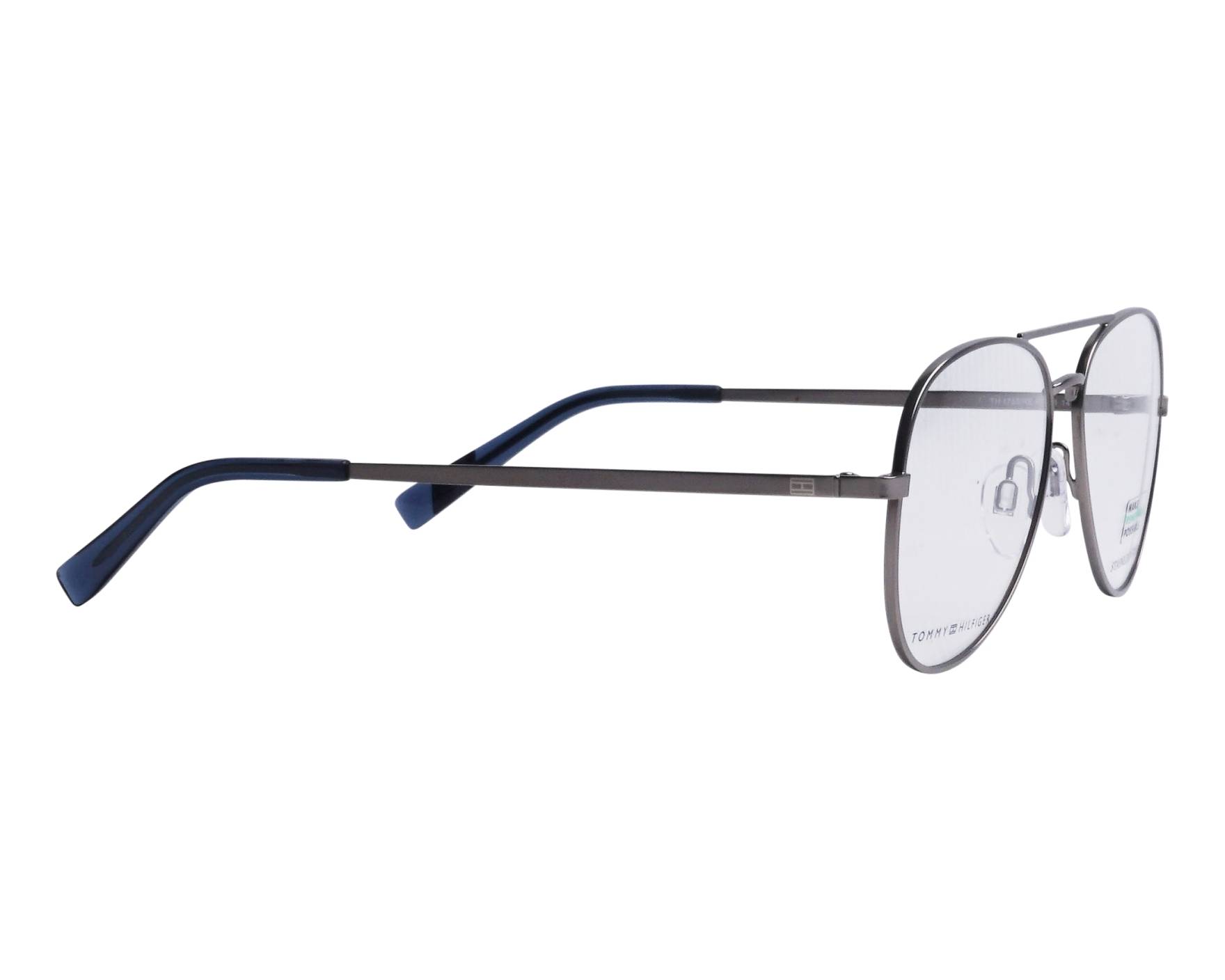 Tommy Hilfiger TH-1755-RE R81 54-15 Plata Azul vista lateral