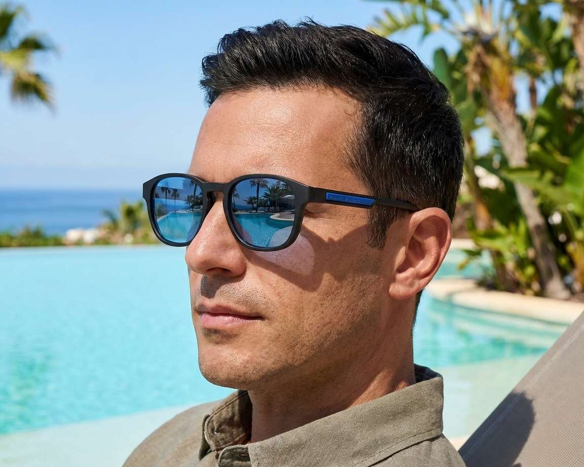 Tommy Hilfiger TH-2085-CS 003/C3 50-19 Negra  Vista de 360 grados 7