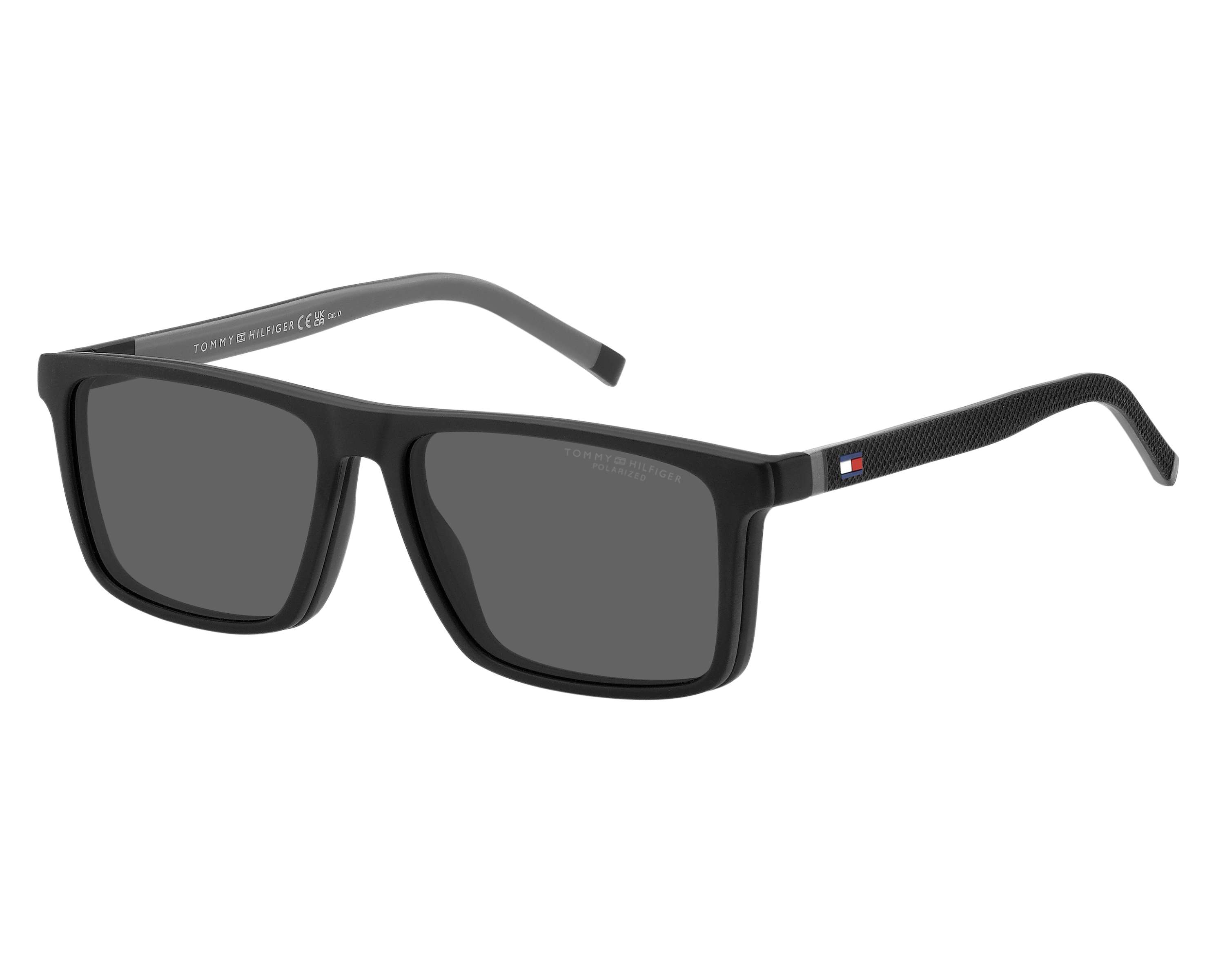 Tommy Hilfiger TH-2086-CS O6W/M9 56-15 Negra Negro Vista de 360 grados 4