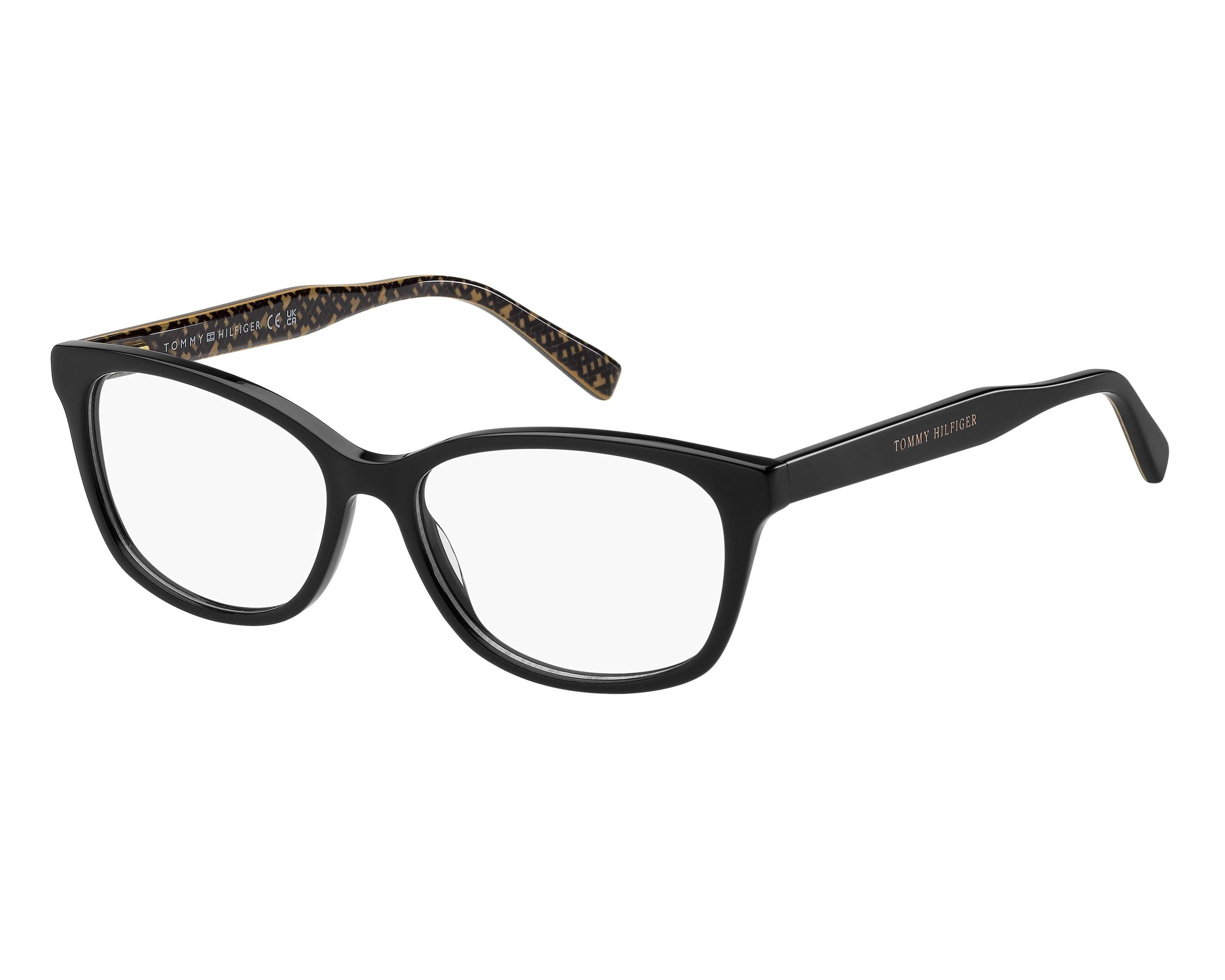 Tommy Hilfiger TH-2108 7YQ 53-15 Negra Marrón  Vista de 360 grados 1