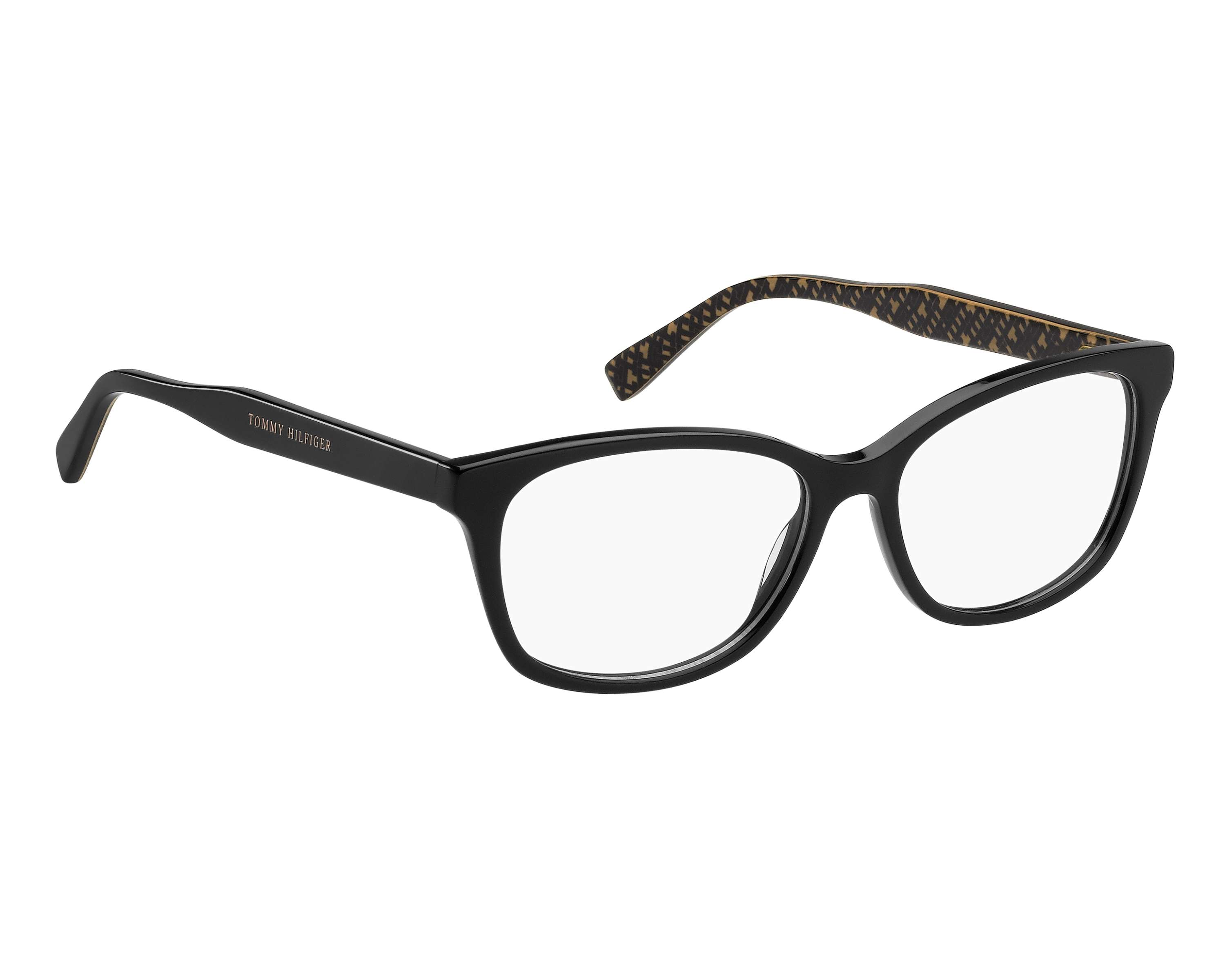 Tommy Hilfiger TH-2108 7YQ 53-15 Negra Marrón  Vista de 360 grados 2