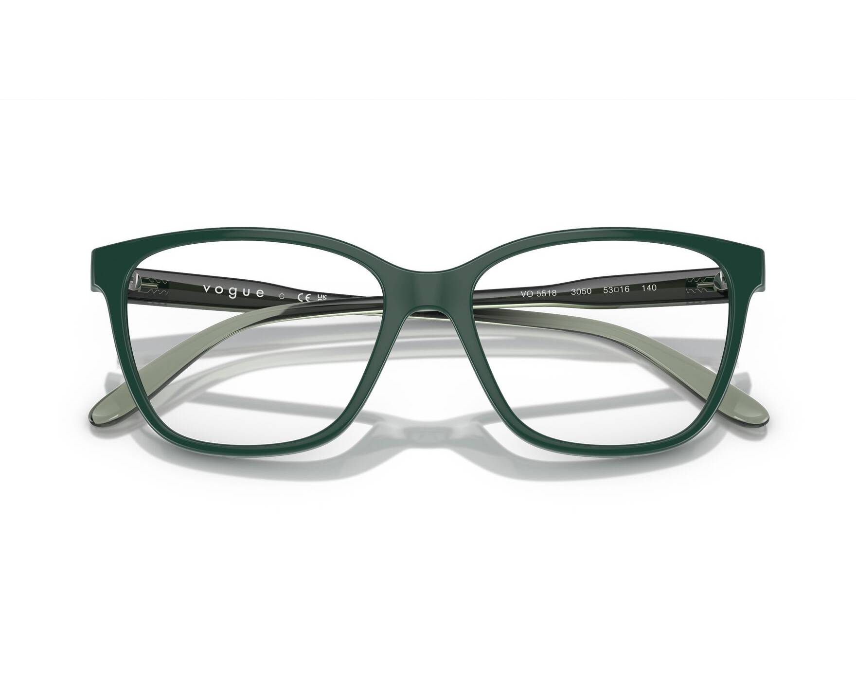 Vogue Eyewear VO5518 3050 53-16 Verde  Vista de 360 grados 5