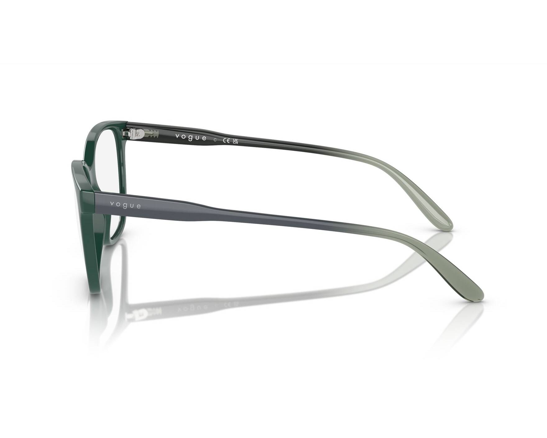 Vogue Eyewear VO5518 3050 53-16 Verde  Vista de 360 grados 7