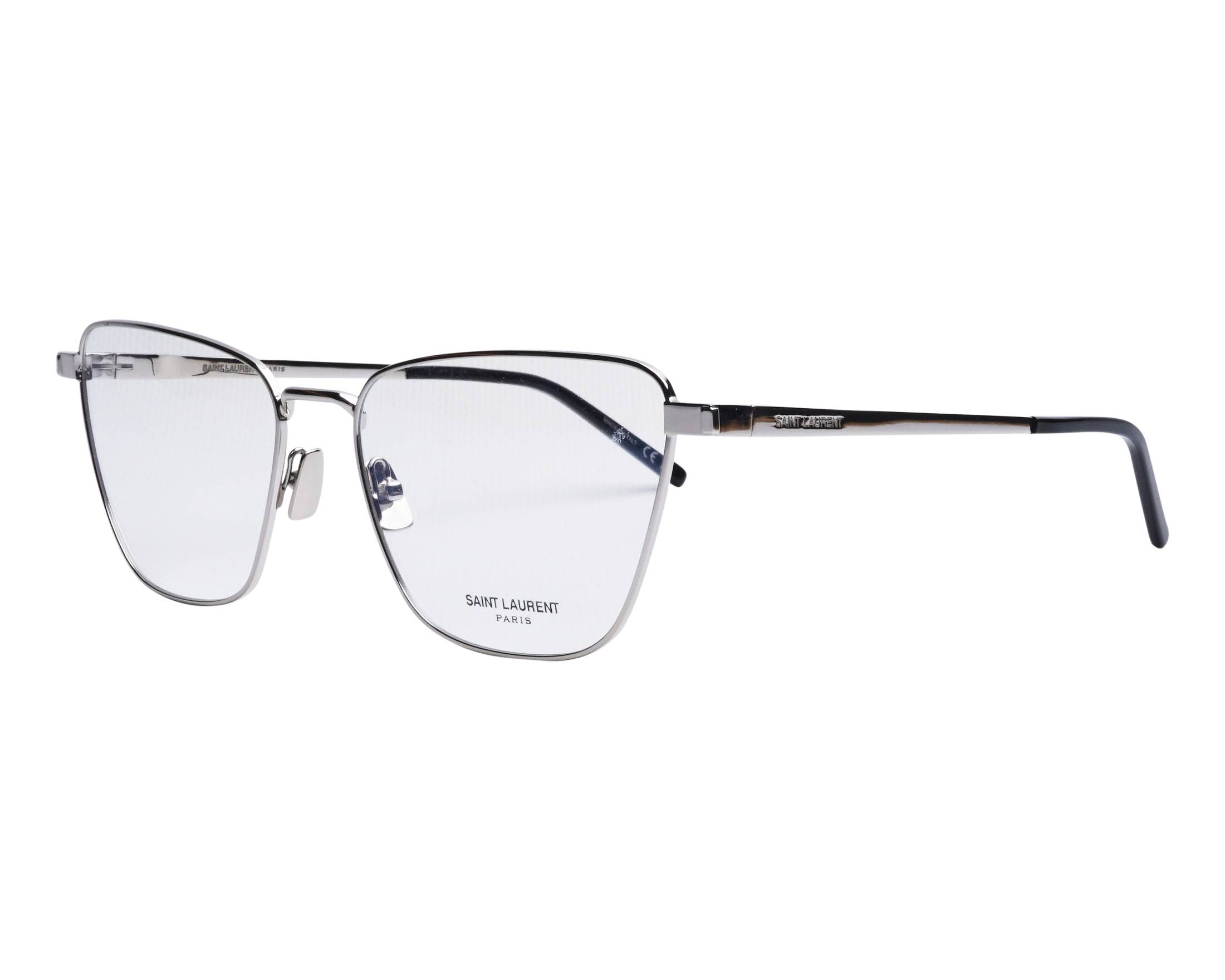 Yves Saint Laurent SL-551-OPT 002 57-17 Plata  vista de perfil
