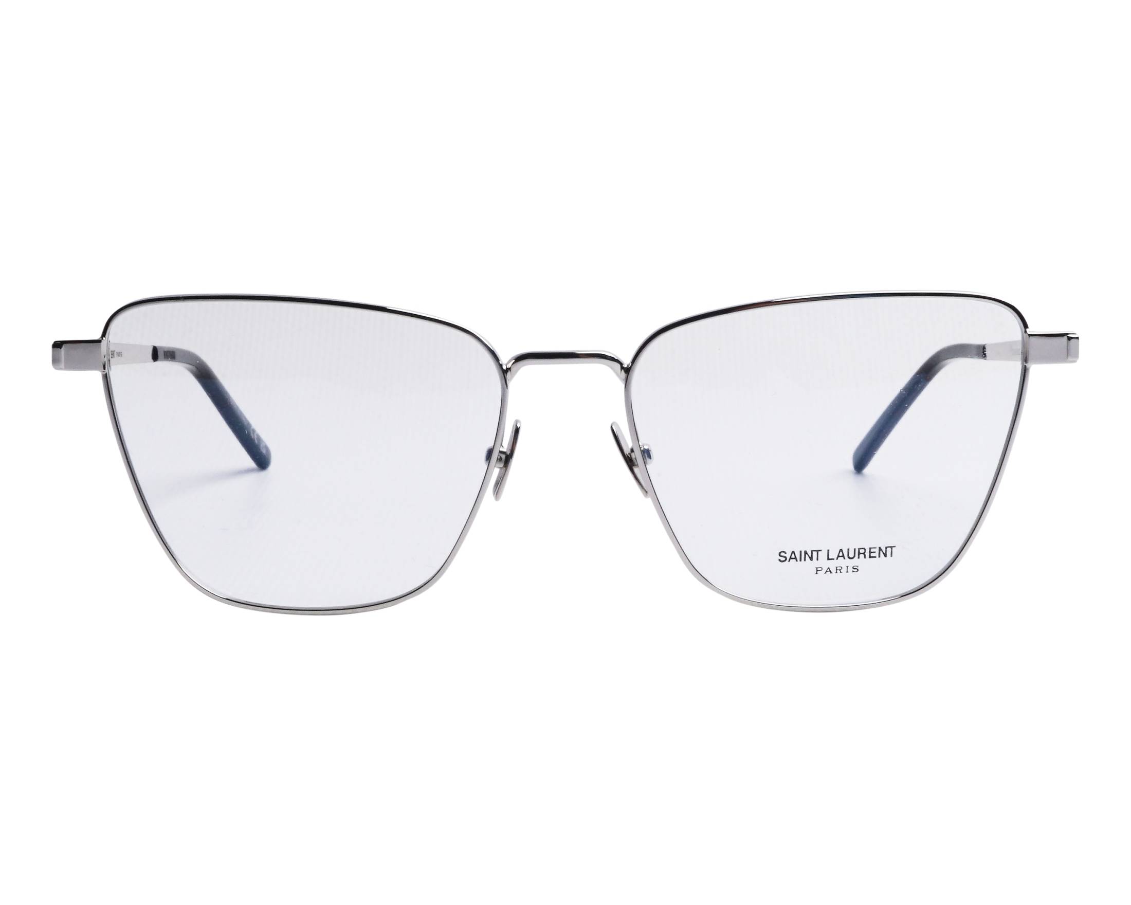 Yves Saint Laurent SL-551-OPT 002 57-17 Plata  vista de frente