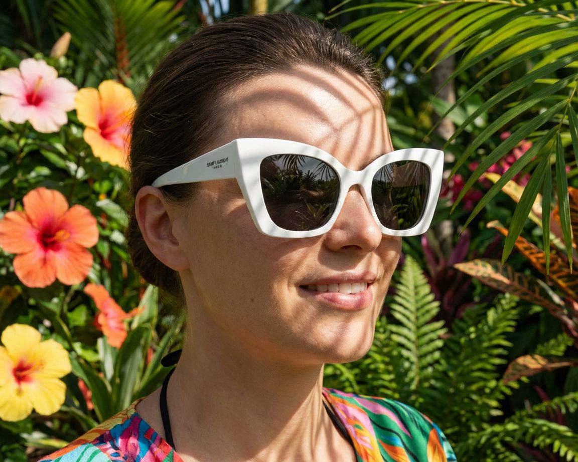 Yves Saint Laurent SL-552 009 51-22 Marfil  otra vista