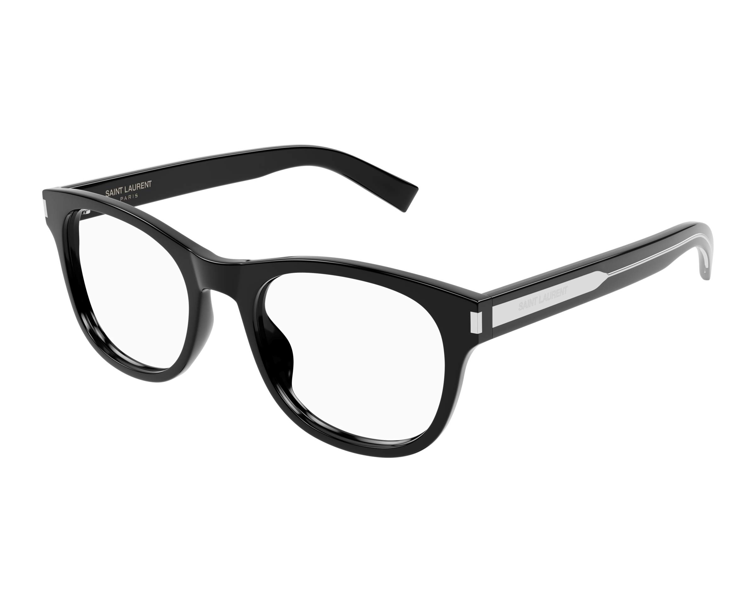 Yves Saint Laurent SL-663 004 55-20 Black  vista de perfil