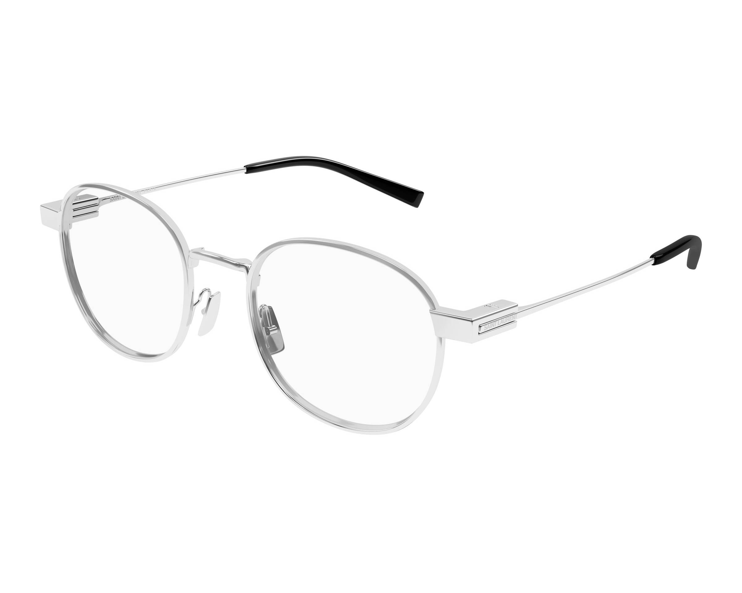 Yves Saint Laurent SL-785 001 50-20 Plata  vista de frente
