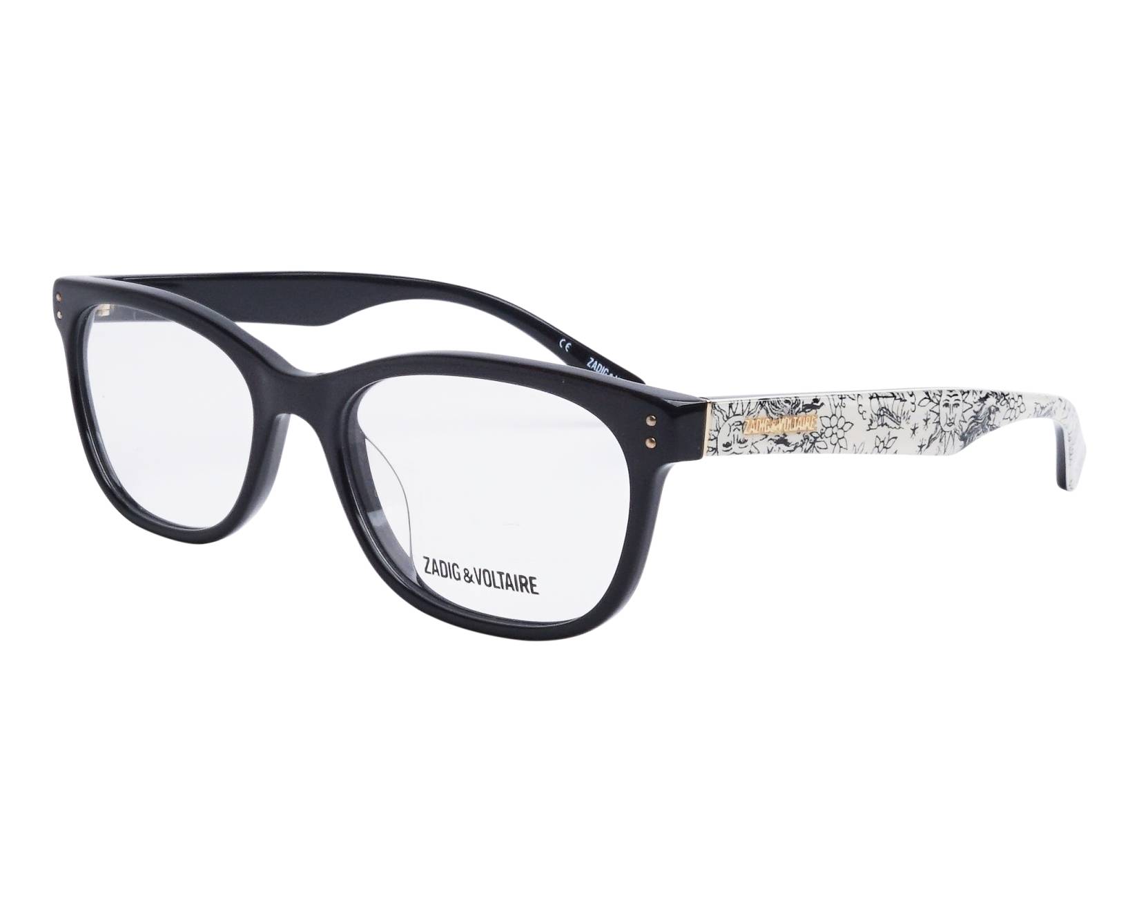 Zadig et Voltaire VZV-164 700K 52-18 Negra  vista de perfil