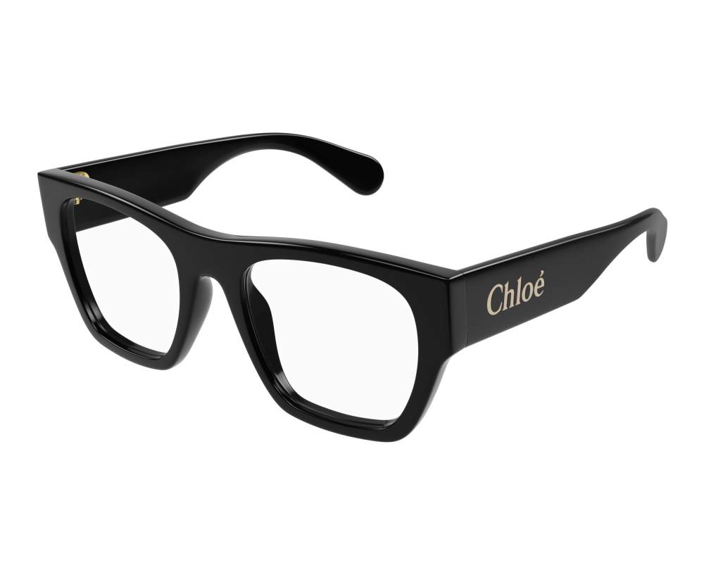 Chloe アイウェア レクタンクルフレム メカネ CH0250O 001 Gafas Chloe CH0250O 001