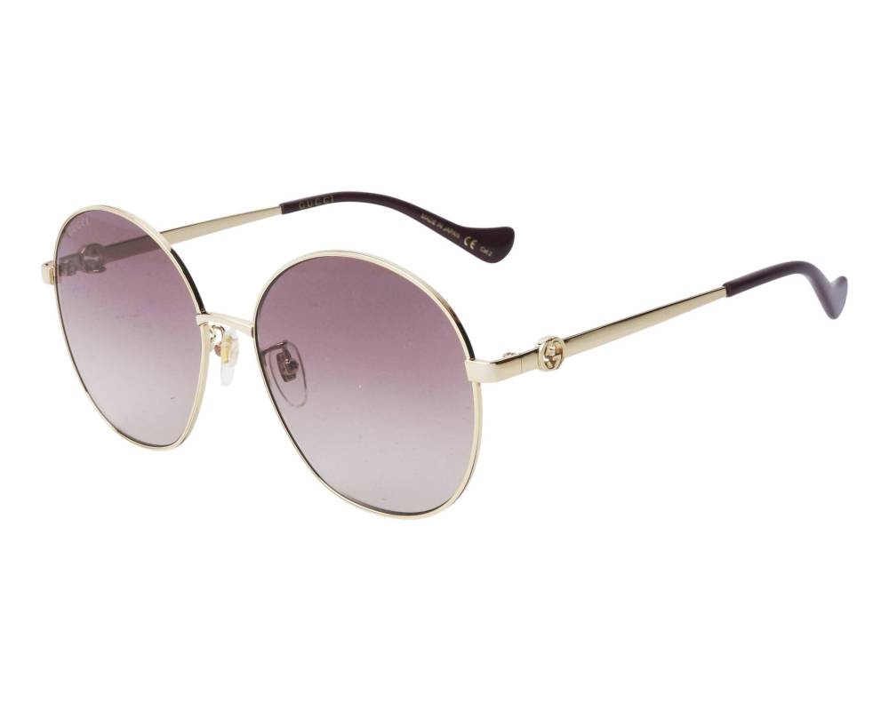 Gucci Gucci GG1090SA 002 59-17 Oro  vista de perfil