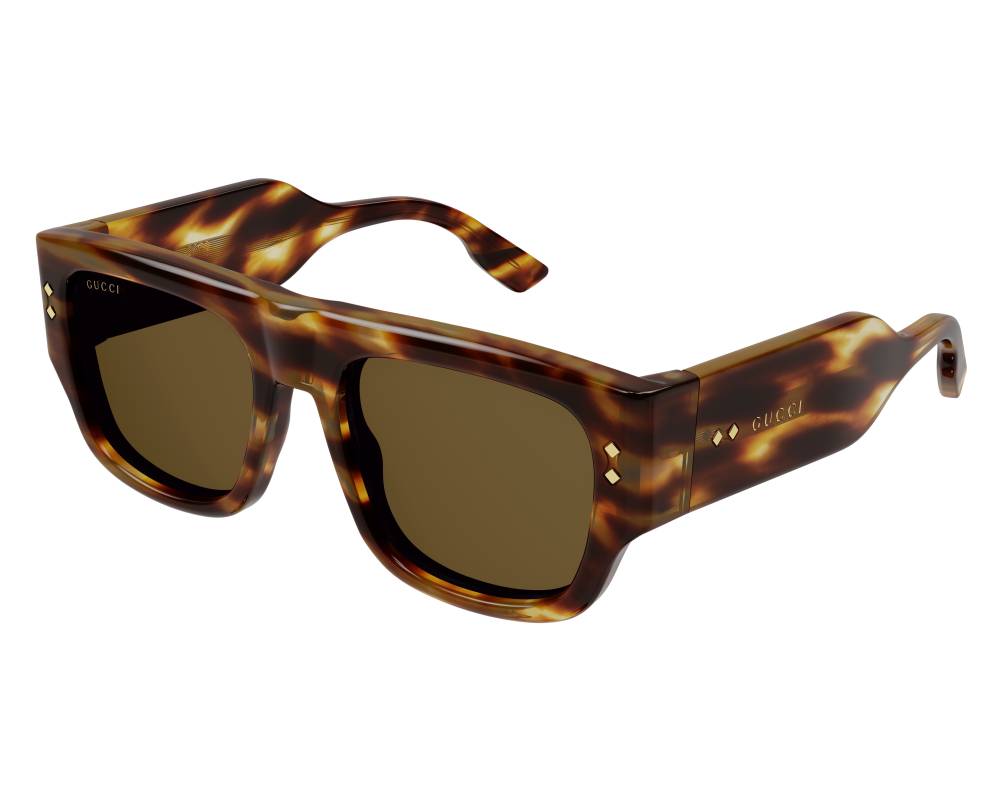 Gucci Gucci GG1262S 004 54-20 Havana  vista de perfil