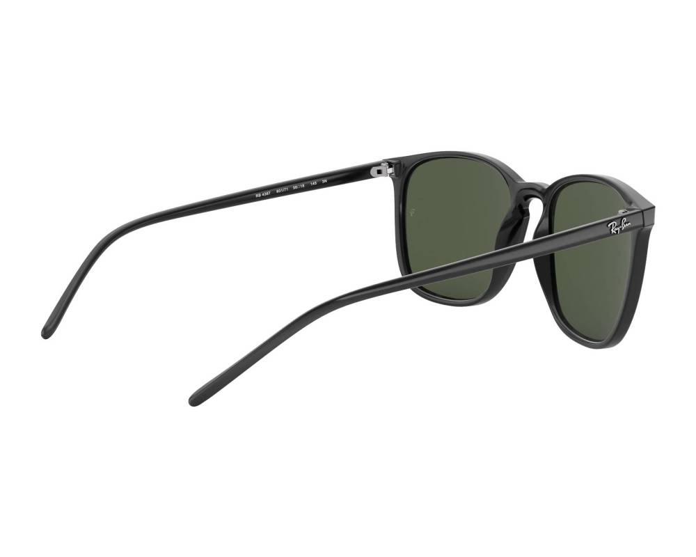 Ray-Ban Ray-Ban RB-4387 601/71 56-18 schwarz  Vista de 360 grados 9